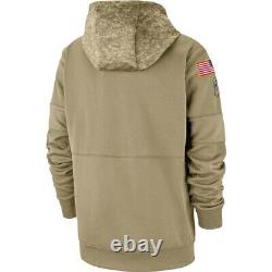 New San Francisco 49ers Nike Salute To Service Sideline Therma Pullover Hoodie