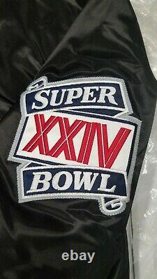 New San Francisco 49ers Super Bowl Starter Jacket Large Vintage Style Nwt Rare
