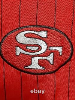 New With Defects Vtg Starter San Francisco 49ers NFL Baseball Jersey Mens Sz L