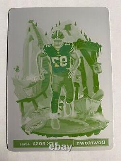 Nick Bosa 2020 Plates & Patches Printing Plate # 1/1 DOWNTOWN 49ers