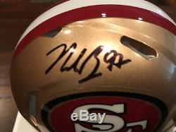 Nick Bosa Autographed San Francisco 49ers Speed Mini Helmet Witness Beckett SF