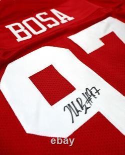 Nick Bosa Signed Autographed San Francisco 49ers Red Custom Jersey JSA