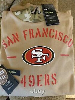 Nike 2019 NFL Limited Edition San Francisco 49ers Salute to Service Hoodie XL
