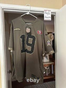 Nike 2022 Deebo Samuel San Francisco 49ers Salute to Service Jersey Sz 3XL Withtag