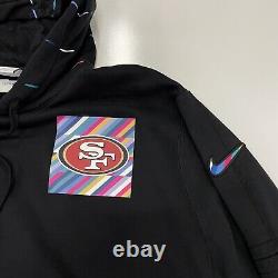 Nike 2023 San Francisco 49ers PLAYER/TEAM ISSUED NFL Crucial Catch Hoodie Sz XL
