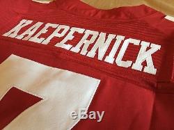 Nike Authentic Colin Kaepernick NFL SF 49ers ELITE Jersey size 44 Large $295 NTW