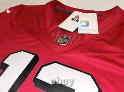 Nike Brock Purdy San Francisco 49ers Jersey Men's Red Throwback Authentic FUSE