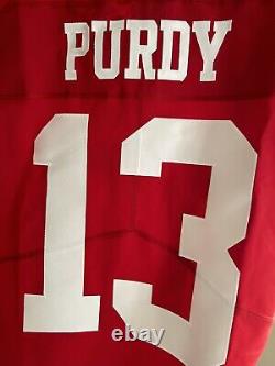 Nike Brock Purdy San Francisco 49ers Red Elite Jersey Men's Size 40