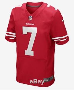 Nike Colin Kaepernick 49ers Elite Home Jersey Red 468906-691 Size 48 (XL) $295