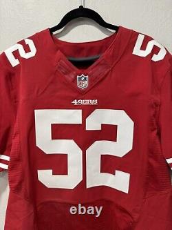 Nike Elite #52 Patrick Willis San Francisco 49ers Jersey Authentic Size 48