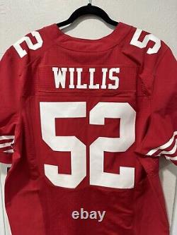 Nike Elite #52 Patrick Willis San Francisco 49ers Jersey Authentic Size 48