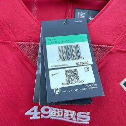 Nike George Kittle San Francisco 49ers 75th Vapor Limited Jersey Men's XL