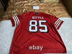 Nike George Kittle San Francisco 49ers Alternate Red Home Player Game Jersey 3XL