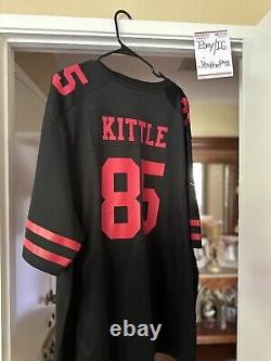 Nike George Kittle San Francisco 49ers Black Fashion Home Game Player Jersey 3XL