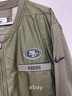 Nike Men's Salute to Service Full Zip Jacket San Francisco 49ers Sz 3XL