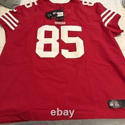 Nike NFL Authentic On Field SF 49ers George Kittle Game Day Jersey Size 56 NWT