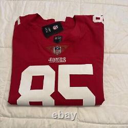 Nike NFL Authentic On Field SF 49ers George Kittle Game Day Jersey Size 56 NWT