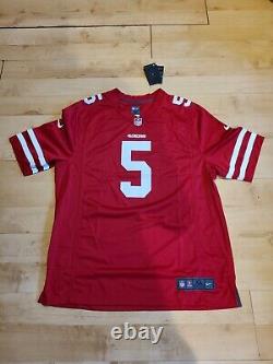 Nike NFL Game Football Jersey San Francisco 49ers Niners Trey Lanc Scarlet XL