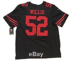 Nike NFL Patrick Willis #52 San Francisco 49ers Alternate Elite Jersey (48)