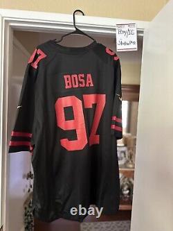 Nike Nick Bosa San Francisco 49ers Black Home Fashion Player Game Jersey 3XL