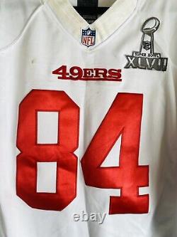 Nike On Field San Francisco 49ers Randy Moss #84 Jersey Mens XXL RARE SB XLVII