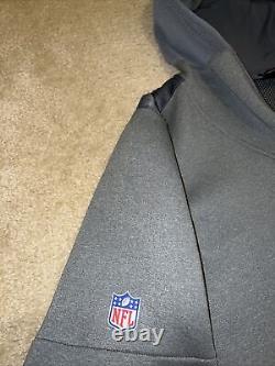Nike On-Field San Francisco 49ers Showout Short Sleeve Full Zip Hoodie Size M
