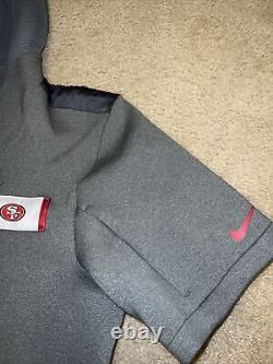 Nike On-Field San Francisco 49ers Showout Short Sleeve Full Zip Hoodie Size S