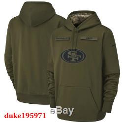 Nike SAN FRANCISCO 49ERS 2018 Mens NFL Salute to Service STS Therma Hoodie 2XL