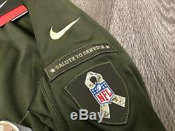 Nike San Francisco 49ERS Salute To Service Military Therma Hoodie L 695848-325