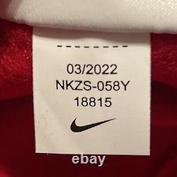 Nike San Francisco 49ers 5 Time Super Bowl Champion Full-Zip Red Hoodie Sz XL