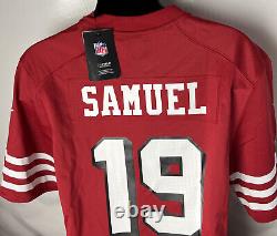 Nike San Francisco 49ers Jersey 75TH Anniversary Patch Deebo Samuel #19 NEW L