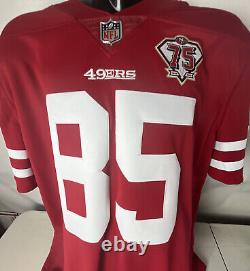 Nike San Francisco 49ers Jersey George Kittle Vapor 75th Anniversary Size XL