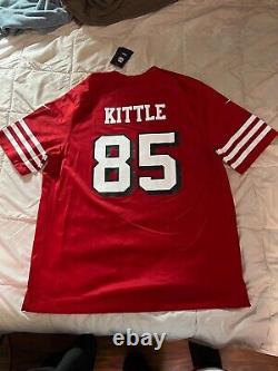 Nike San Francisco 49ers Jersey George Kittle scarlet 75th Anniversary Size XL