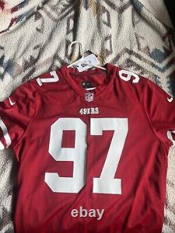 Nike San Francisco 49ers Nick Bosa Men's Red Game Jersey Size L