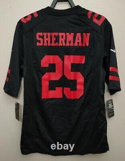 Nike San Francisco 49ers Richard Sherman Super Bowl Jersey Size Med DC6769 010 M