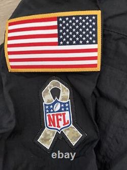 Nike San Francisco 49ers Salute To Service Light Weight Jacket Black Mens Large