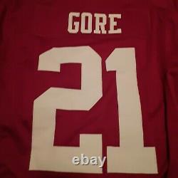 Nike San Francisco 49ers, Stitched On-Field Jersey, Frank Gore, Adult XL, VGUC