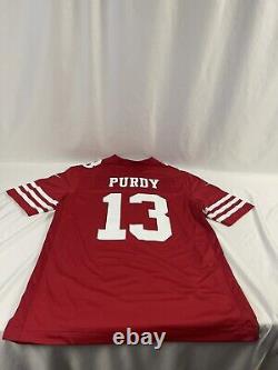 Nike San Francisco 49ers Super Bowl 58 Brock Purdy On Field Jersey Men Sz Medium