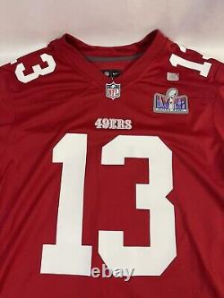 Nike San Francisco 49ers Super Bowl 58 Brock Purdy On Field Jersey Men Sz Medium