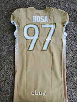 Nike Team Issued Nick Bosa 49ers 2019 NFL Pro Bowl Football Jersey 42 Game