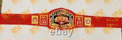 Niners 49ers San Francisco Super Bowl Championship Title Belt Red 2mm brass