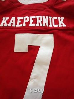Nwt Nike SF 49ers Authentic Elite Team Jersey Colin KapernickSize 48 Msrp $295