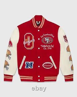 OVO x NFL SAN FRANCISCO 49ers Varsity Jacket Red XXL #JerryRice #DeeboSamuel