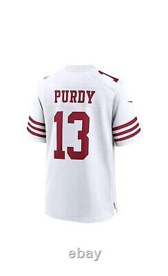 Official Brock Purdy San Francisco 49ers Nike Game Jersey White Large