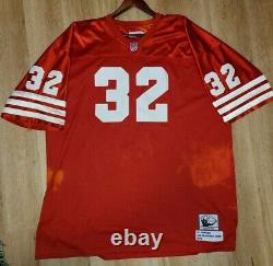 Original Mitchell & Ness SF 49ers O. J. Simpson #32 Throwback Jersey Sz 60 Stain