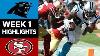 Panthers Vs 49ers NFL Week 1 Game Highlights