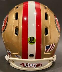Patrick Willis AUTO Game Issue Style Rawlings Quantum Helmet San Francisco 49ers