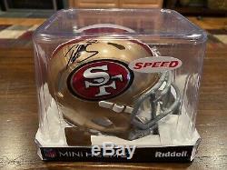 Patrick Willis Autographed San Francisco 49ers Mini Helmet Witness Beckett