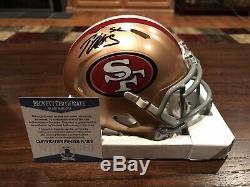 Patrick Willis Autographed San Francisco 49ers Speed Mini Helmet Beckett