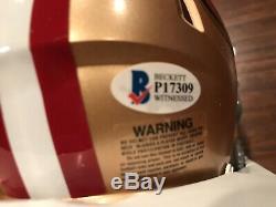 Patrick Willis Autographed San Francisco 49ers Speed Mini Helmet Beckett